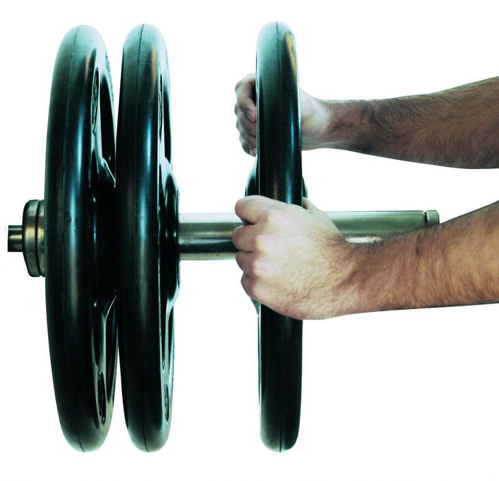 York Barbell 300lb Iso-Grip Steel Olympic Plate Set    