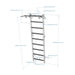 BenchK Wall Bars + Fixed Steel Pullup-Bar 721B    