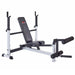 York Barbell FTS Olympic Combo Bench w/Leg Developer (White Frame/Black Upholstery)    