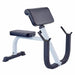 York Barbell FTS Preacher Curl Bench (White Frame/Black Upholstery)    