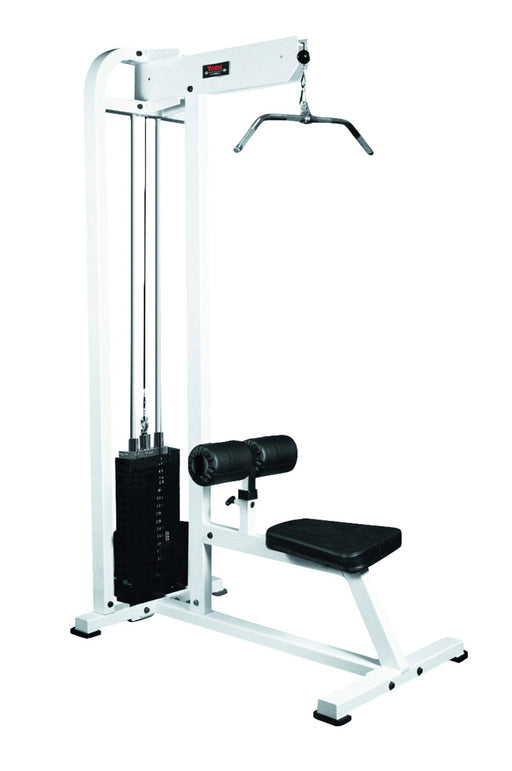 York Barbell STS Lat Pulldown - 250 lb Weight Stack 54020 White  