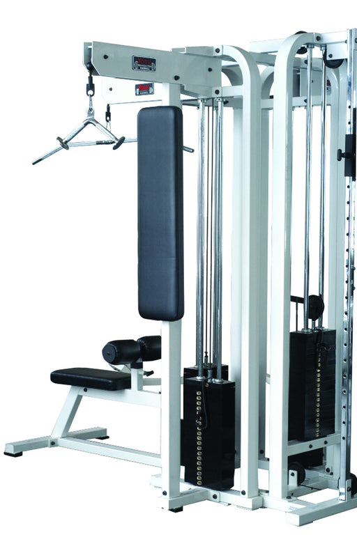 York Barbell STS Tricep Station - 200 lb Weight Stack 54040 White  