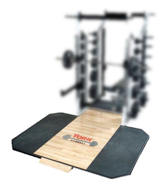 York Barbell Solid Red Oak Platform, Use with Solid Red Oak Insets Only (No Custom Logo) 54240 8' x 4'  