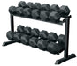 York Barbell 3-Tier Pro Hex Dumbbell Rack 69126 2-Tier  