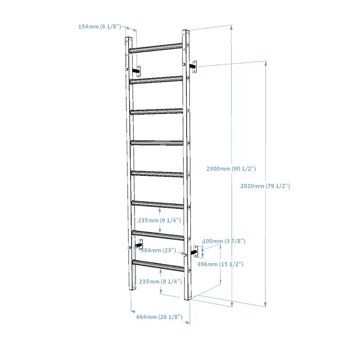 BenchK Wall Bars 200B    