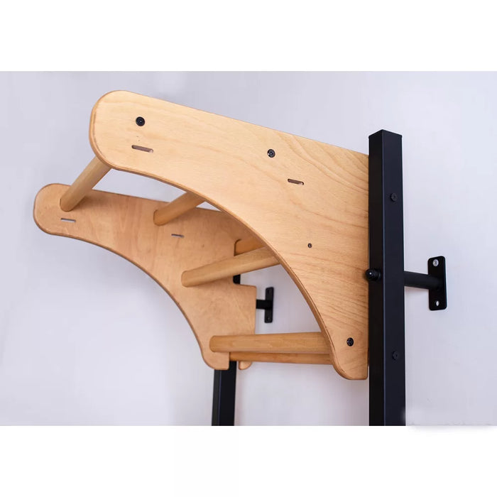 BenchK Wall Bars + Wood Pullup-Bar 211B    