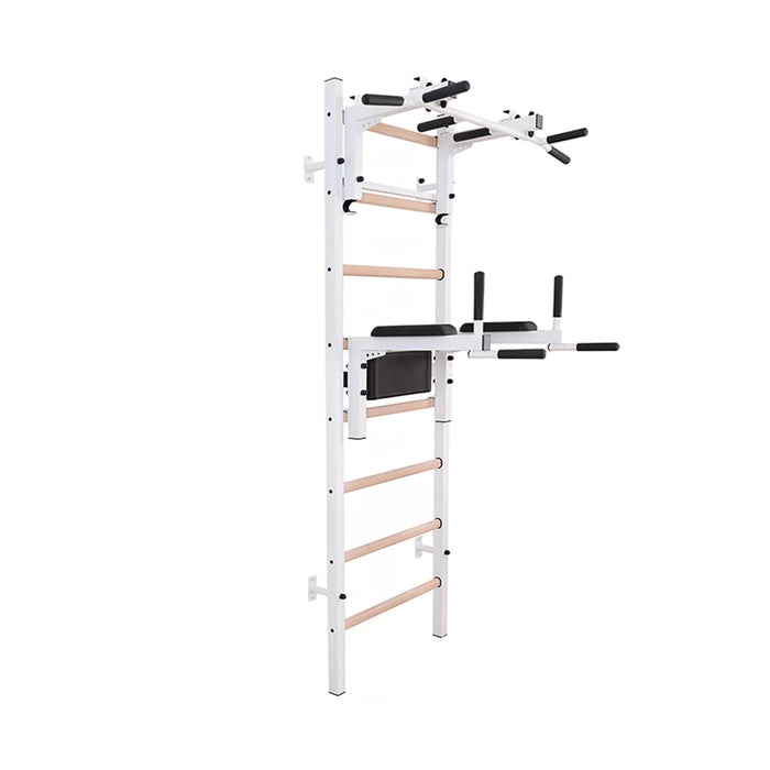 BenchK Wall Bars + Steel Pullup-Bar + Dip Bar 232B 5903317830993 White  