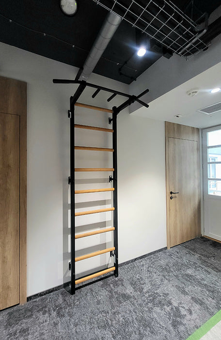 BenchK Wall Bars + Fixed Steel Pullup-Bar 721B    