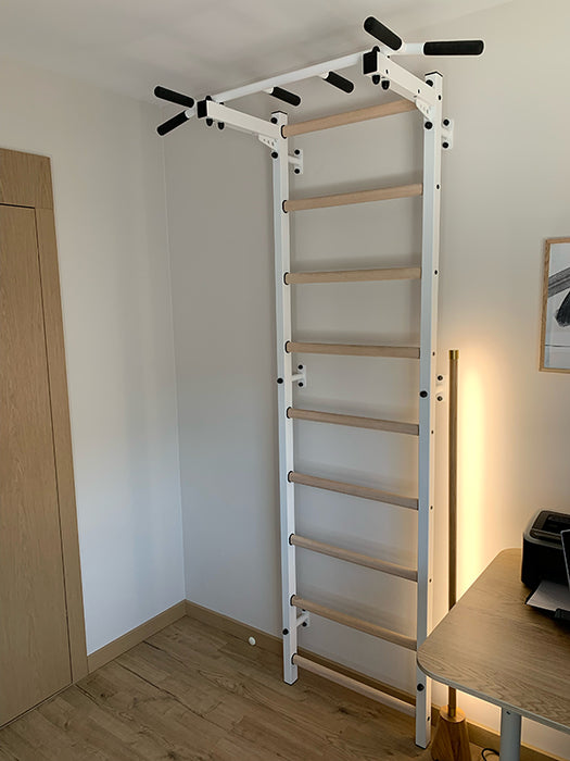 BenchK Wall Bars + Fixed Steel Pullup-Bar 721B    