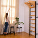 BenchK Wall Bars + Adjustable Wood Pullup-Bar 711B    