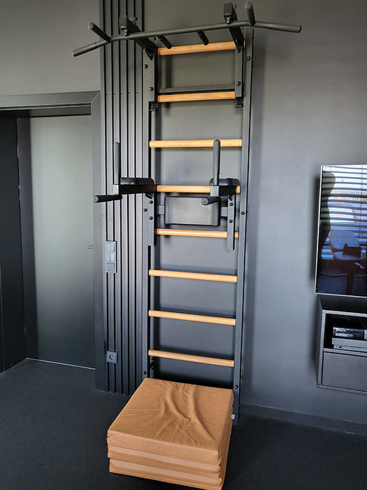 BenchK Wall Bars + Steel Pullup-Bar + Dip Bar 732B    