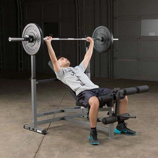 Body Solid GDIB46LP4 Power Center Combo Bench Package    