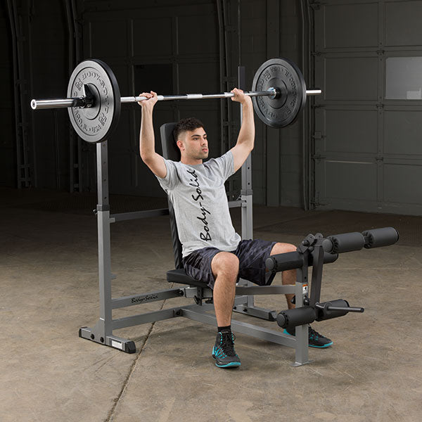 Body Solid GDIB46LP4 Power Center Combo Bench Package    