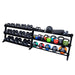 Body Solid 2-Tier Horizontal Dumbell Rack (Black)    