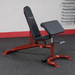 Body Solid Adjustable Bench (Flat / Incline / Decline) with Red Frame    