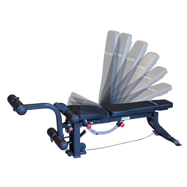 Body Solid Adjustable Bench with Cabled Leg Developer GLEG    