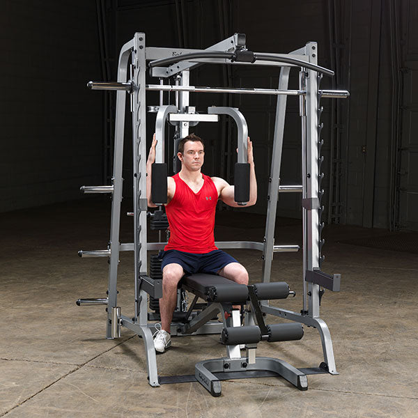 Body Solid GS348QP4 Series 7 Smith Machine Package    