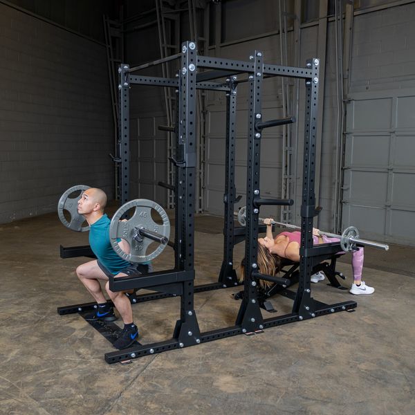 Body Solid Pro Clubline SPR500DBL Double Half Rack    