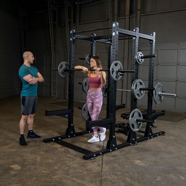 Body Solid Pro Clubline SPR500DBL Double Half Rack    