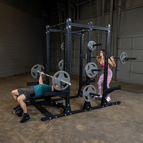 Body Solid Pro Clubline SPR500DBL Double Half Rack    