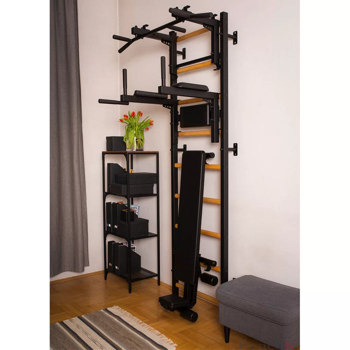 BenchK Wall Bars + Steel Pullup-Bar + Dip Bar + Bench 733B    