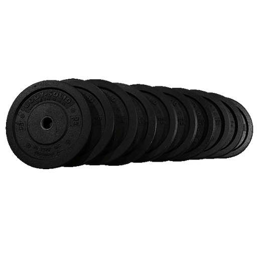 Body Solid 260lb Bumper Plate Set    