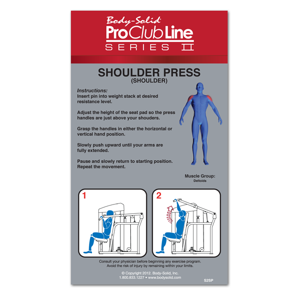 Body Solid Pro Series II Shoulder Press S2SP    