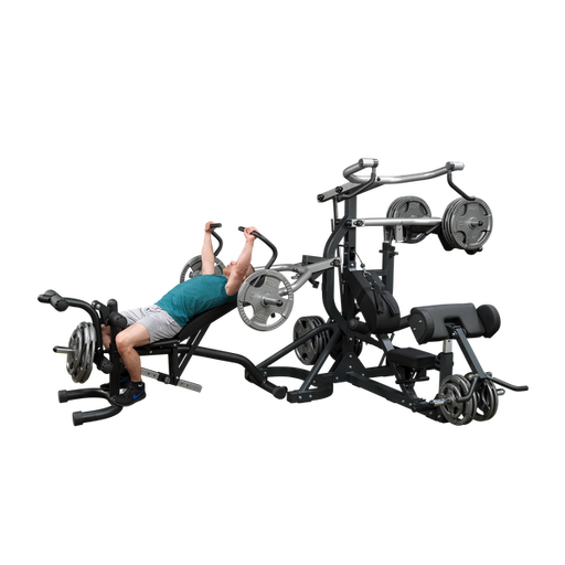 Body Solid SBL460P4 Freeweight Leverage Gym Package    