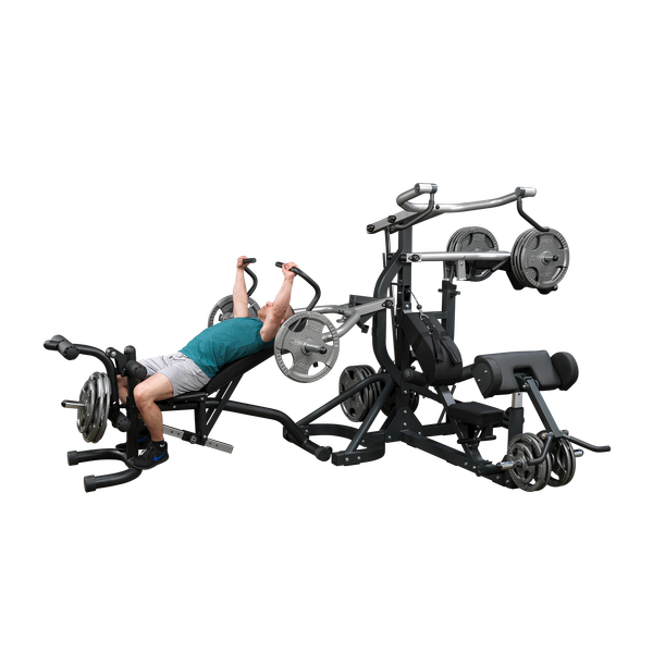 Body Solid SBL460P4 Freeweight Leverage Gym Package    