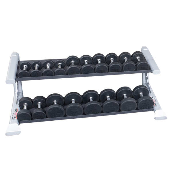 Body Solid Pro Clubline 2-Tier Dumbbell Rack    