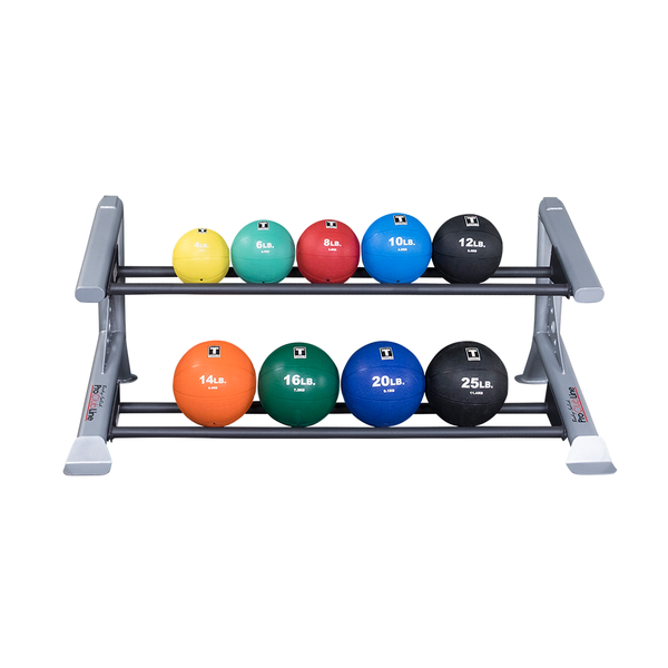 Body Solid Pro Clubline 2-Tier Medicine Ball Rack    