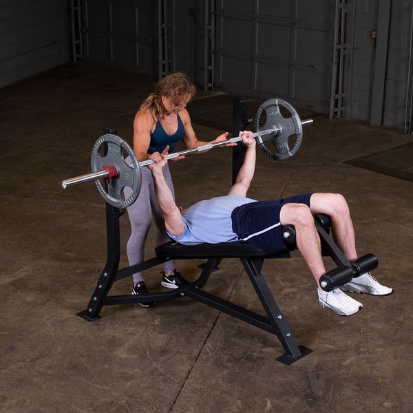 Body Solid Pro Clubline Olympic Decline Bench    