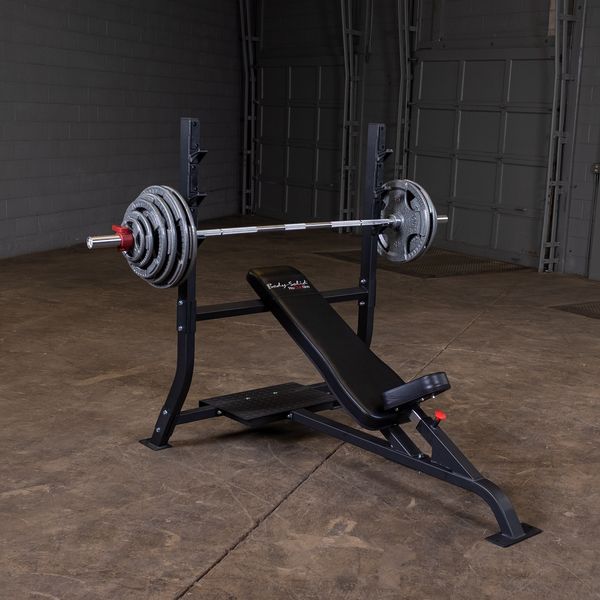 Body Solid Pro Clubline Olympic Incline Bench    