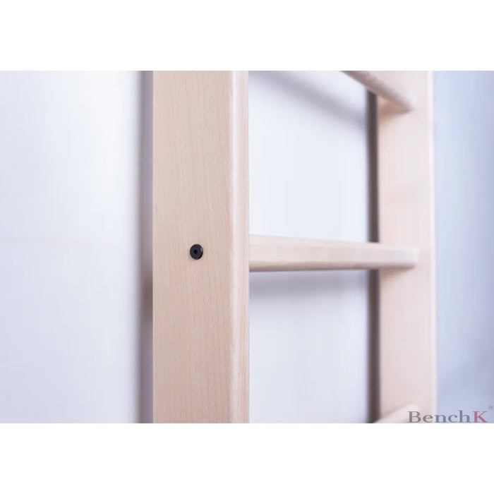 BenchK Wall Bars + Adjustable Wood Pullup-Bar 111    