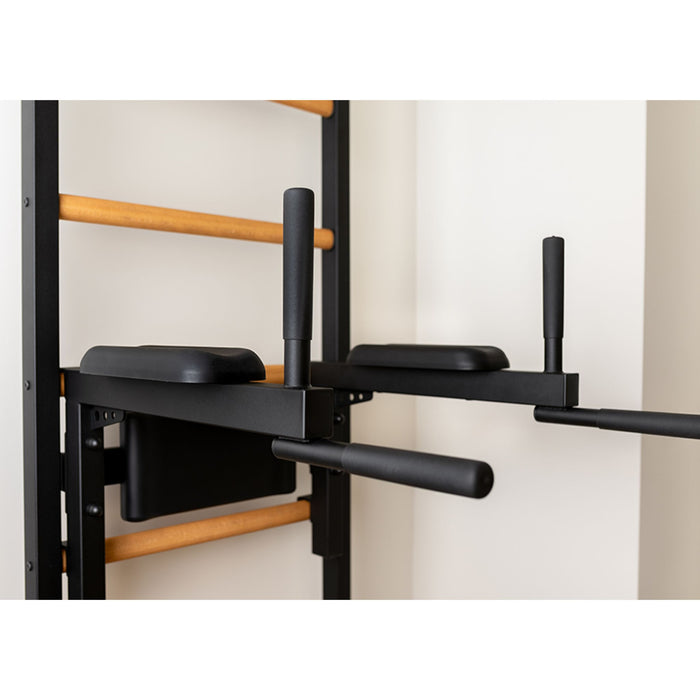 BenchK Wall Bars + Fixed Steel Pullup-Bar + Dip Bar 522