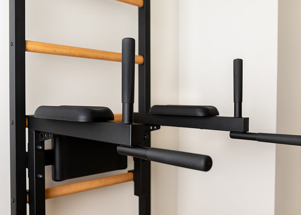 BenchK Wall Bars + Fixed Steel Pullup-Bar + Dip Bar + Bench 523