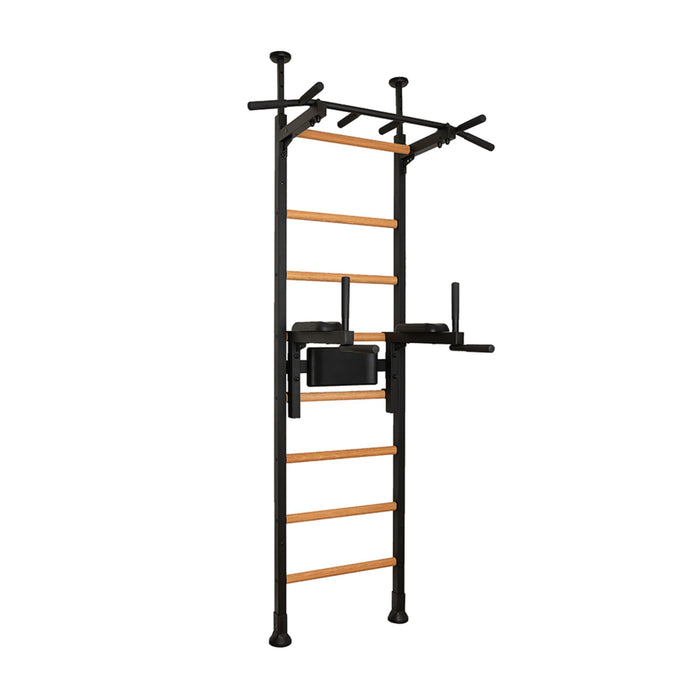 BenchK Wall Bars + Fixed Steel Pullup-Bar + Dip Bar 522