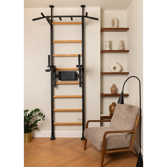 BenchK Wall Bars + Fixed Steel Pullup-Bar + Dip Bar 522