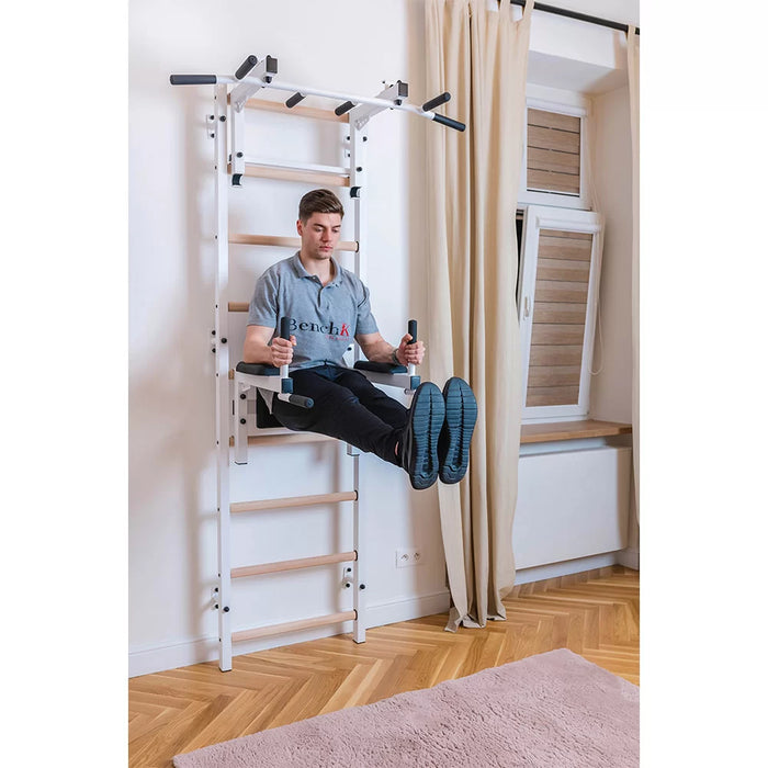 BenchK Wall Bars + Steel Pullup-Bar + Dip Bar 732B    