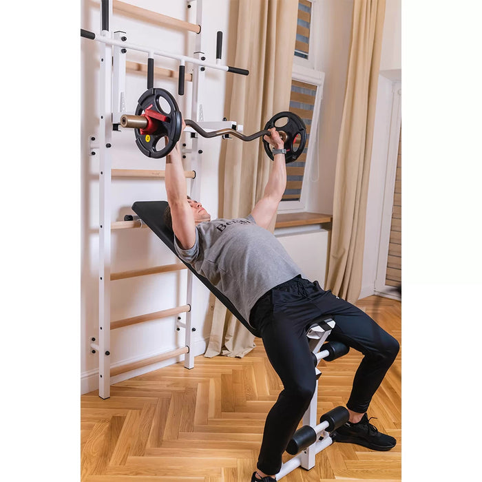 BenchK Wall Bars + Steel Pullup-Bar + Dip Bar + Bench 733B    