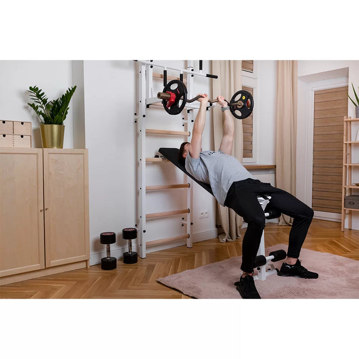 BenchK Wall Bars + Steel Pullup-Bar + Dip Bar + Bench 733B    