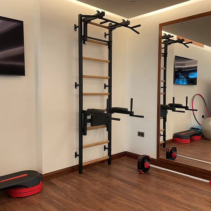 BenchK Wall Bars + Steel Pullup-Bar + Dip Bar 732B    