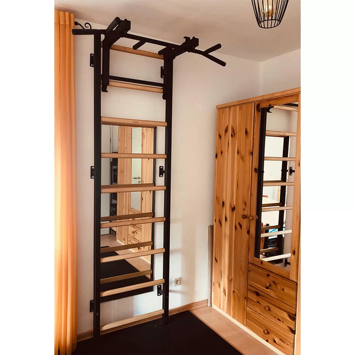 BenchK Wall Bars + Steel Pullup-Bar 731B    